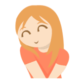 Young couple: John and Lucy in love sticker #10158996