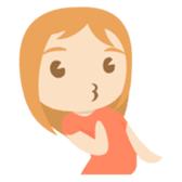 Young couple: John and Lucy in love sticker #10158997