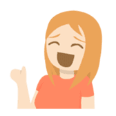 Young couple: John and Lucy in love sticker #10158998