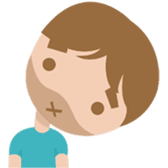 Young couple: John and Lucy in love sticker #10159010