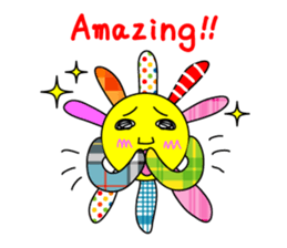 Colorful san sticker #10160249