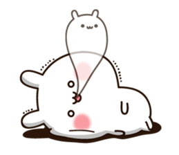 Lovely white rabbit chan sticker #10160269