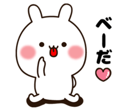 Lovely white rabbit chan sticker #10160276