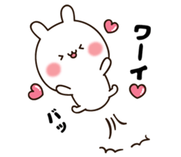 Lovely white rabbit chan sticker #10160282