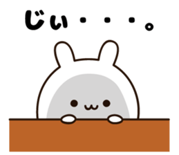 Lovely white rabbit chan sticker #10160284