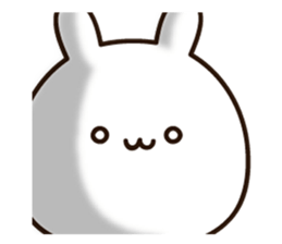Lovely white rabbit chan sticker #10160289
