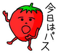 Strawberry ichigo of the sluggard sticker #10160463