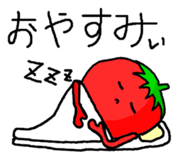 Strawberry ichigo of the sluggard sticker #10160469