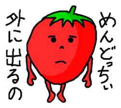 Strawberry ichigo of the sluggard sticker #10160477