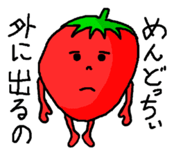 Strawberry ichigo of the sluggard sticker #10160477