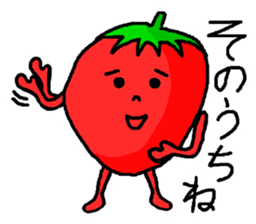 Strawberry ichigo of the sluggard sticker #10160478