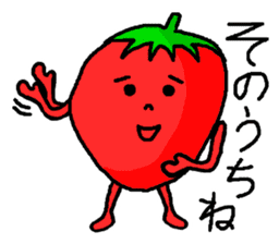 Strawberry ichigo of the sluggard sticker #10160478
