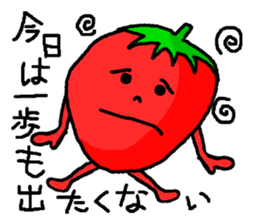 Strawberry ichigo of the sluggard sticker #10160483