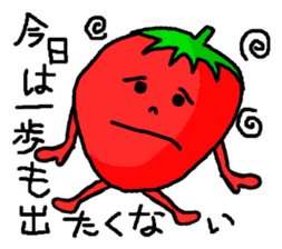 Strawberry ichigo of the sluggard sticker #10160483