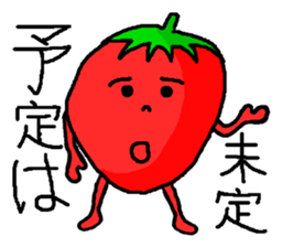 Strawberry ichigo of the sluggard sticker #10160495