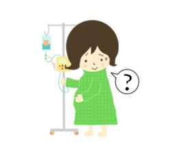 Stickers for hospitalized pregnant women sticker #10160545