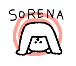 Polar bear's gal language sticker sticker #10160630