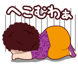 Funny madam Sticker of Japan,Osaka.PART2 sticker #10161107