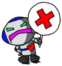 Robot-like Robot sticker #10161175