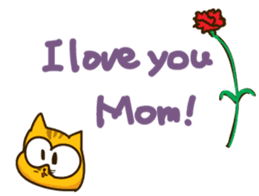 Bruno the Cat! For Mother's day sticker #10161176