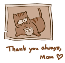 Bruno the Cat! For Mother's day sticker #10161180