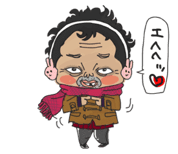 middle age high school student 2 sticker #10161538