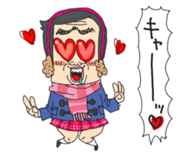 middle age high school student 2 sticker #10161556