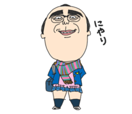 middle age high school student 2 sticker #10161569