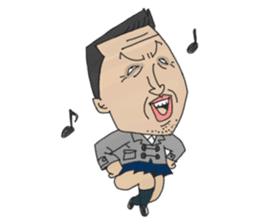 middle age high school student 2 sticker #10161575