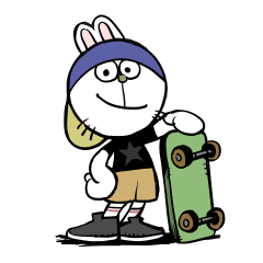 Fun skater Rabbit