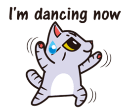 Sue of a tabby cat English version sticker #10162960