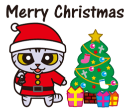 Sue of a tabby cat English version sticker #10162974