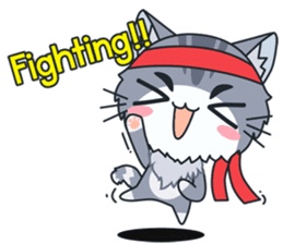 C-A-T : Silver Cat sticker #10163224