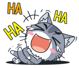 C-A-T : Silver Cat sticker #10163241
