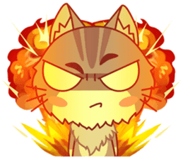 C-A-T : Silver Cat sticker #10163245