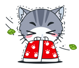 C-A-T : Silver Cat sticker #10163249