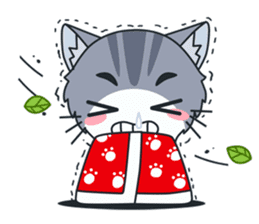 C-A-T : Silver Cat sticker #10163249
