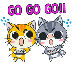 C-A-T : Silver Cat sticker #10163255