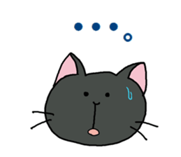 Sticker of an expressive cat2 Polite sticker #10163364