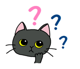 Sticker of an expressive cat2 Polite sticker #10163374