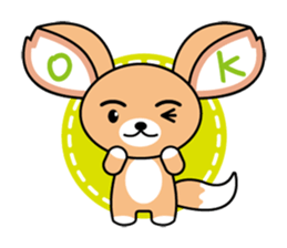 CUTE FOX ver1 sticker #10163431