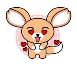 CUTE FOX ver1 sticker #10163451