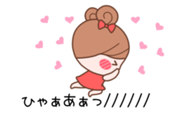 The balloon of the Girl1 sticker #10164309