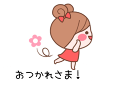 The balloon of the Girl1 sticker #10164323