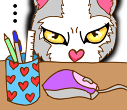 Mimi Cute cat sticker #10164582