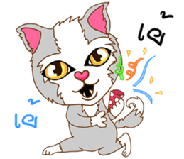 Mimi Cute cat sticker #10164606