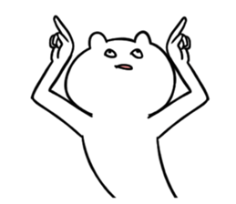 Cute bear!! sticker #10164664