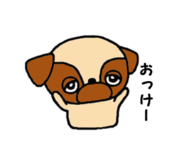 Pug Pug Dog sticker #10165336