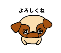 Pug Pug Dog sticker #10165338