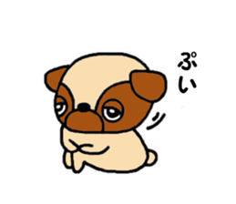 Pug Pug Dog sticker #10165341